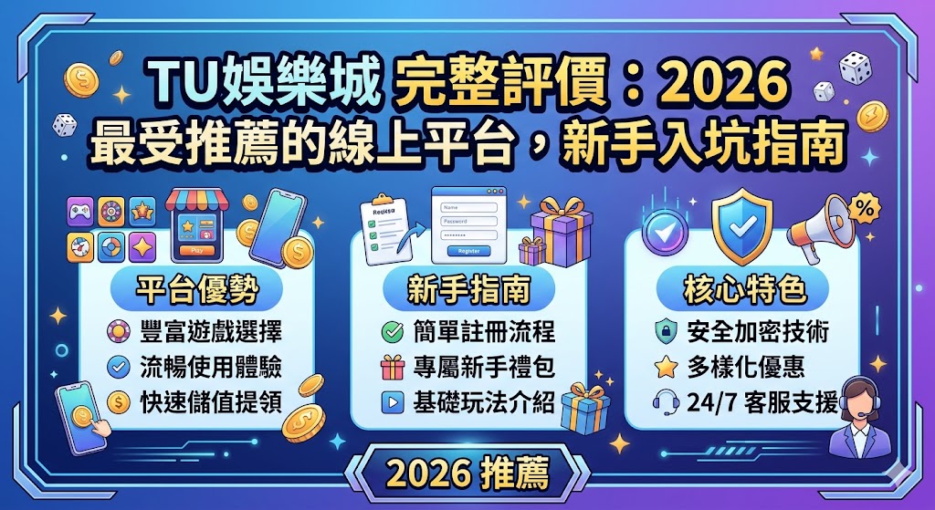 TU娛樂城 完整評價：2026 最受推薦的線上平台，新手入坑指南。
