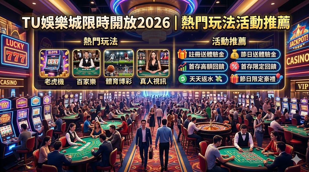 TU娛樂城限時開放2026|熱門玩法活動推薦